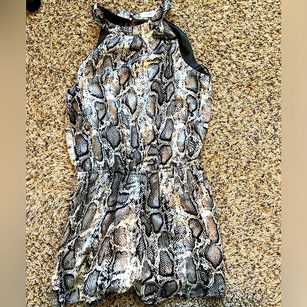 Snakeskin romper